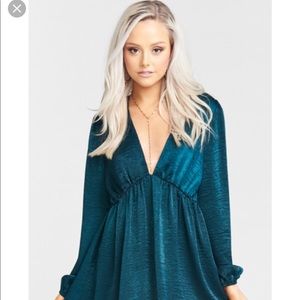 SMYMM Dakota Dress - Dark Forest Sheen